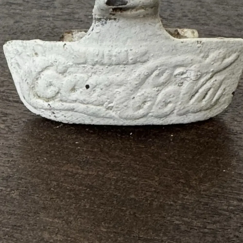 VTG Drink Coca Cola Wall Mount Bottle Opened #21 Made In USA Painted White Retro